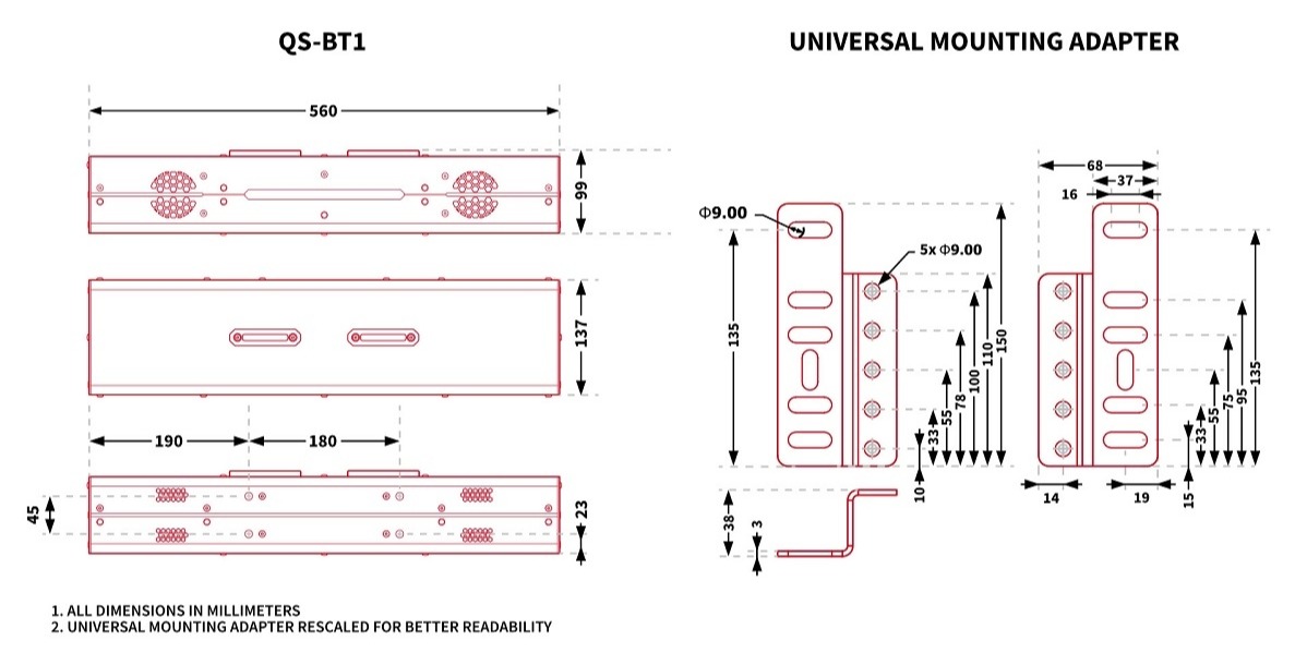 QubicSystem QS-BT1 Övfeszitő