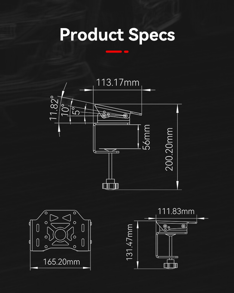 Simagic T-LOC Asztali Tartókonzol