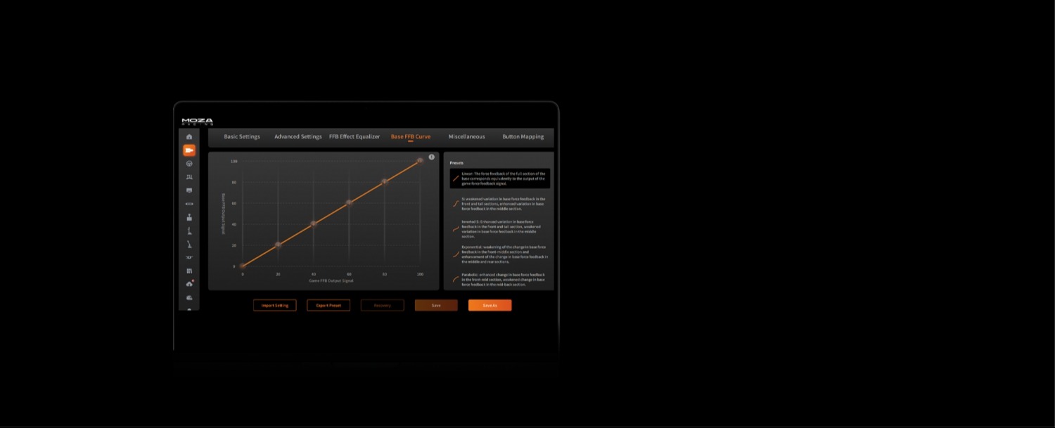 Moza R21 Ultra Kormánybázis