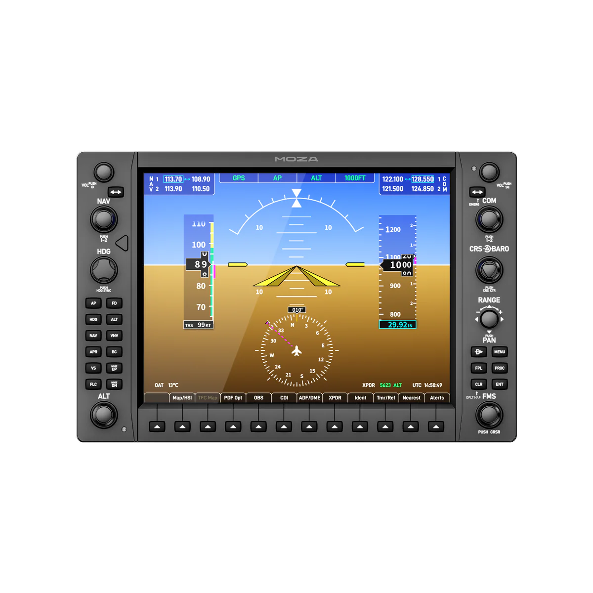 Moza-Flight MGX 1000 Kijelző panel